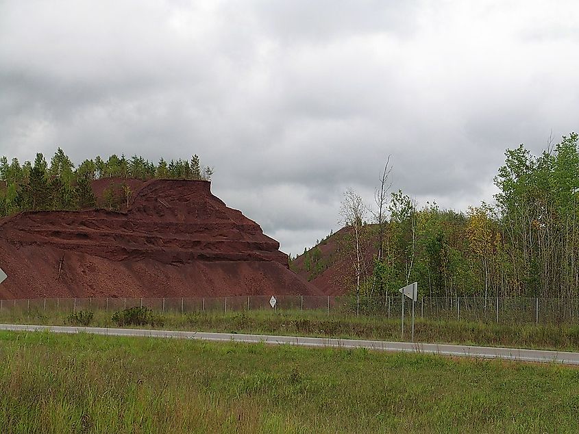 Tailing Pile at Old Lind-Greenway Mine