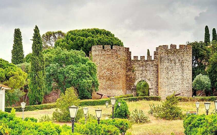 Gardens at the Castle of Vila Viçosa. 
