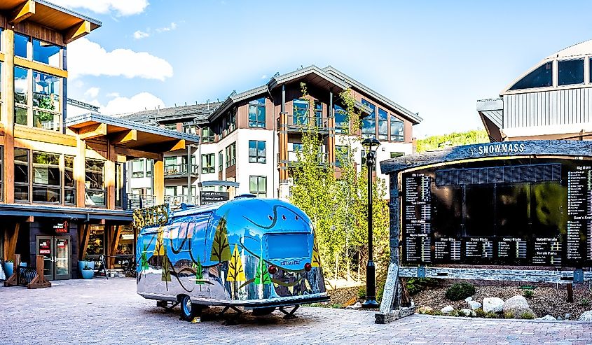 Snowmass Village town square.