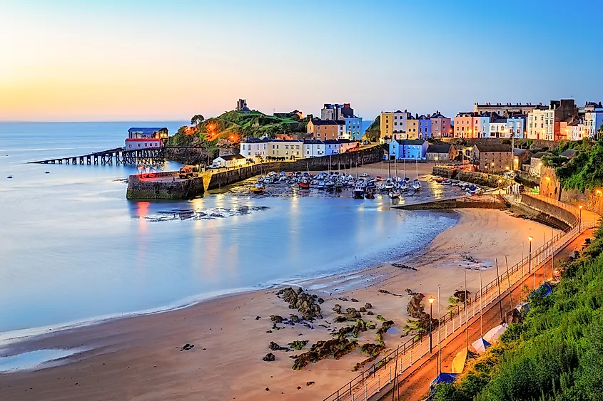 Town of Tenby, Wales, United Kingdom.