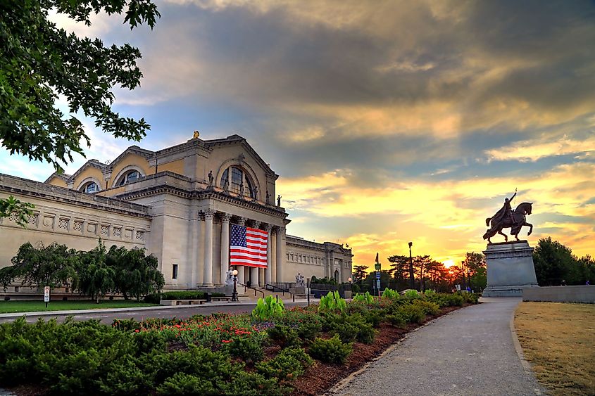 The Saint Louis Art Museum in St. Louis, Missouri