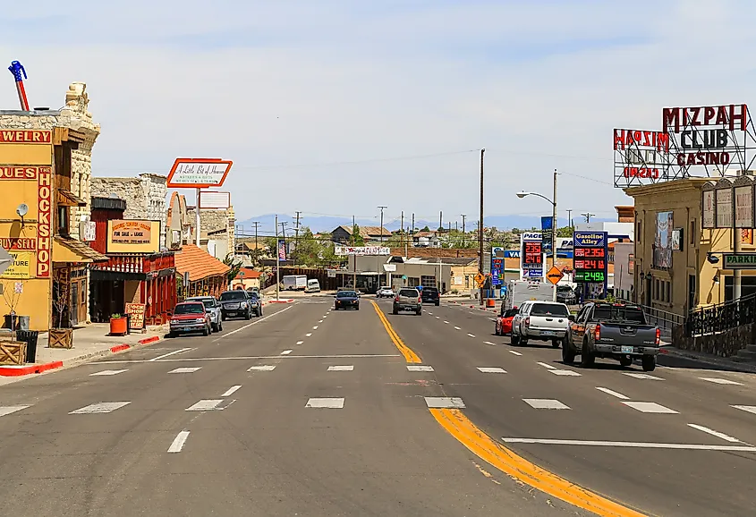 Main Street in Tonopah, Nevada