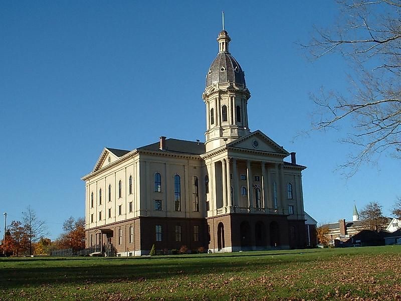 The Town Hall building in Middleborough, Massachusetts.