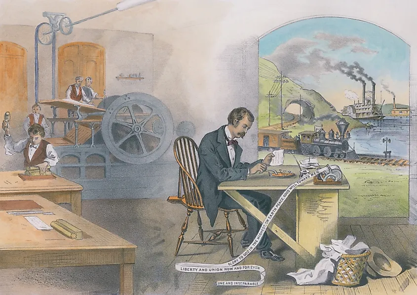 Industrial Revolution inventions.