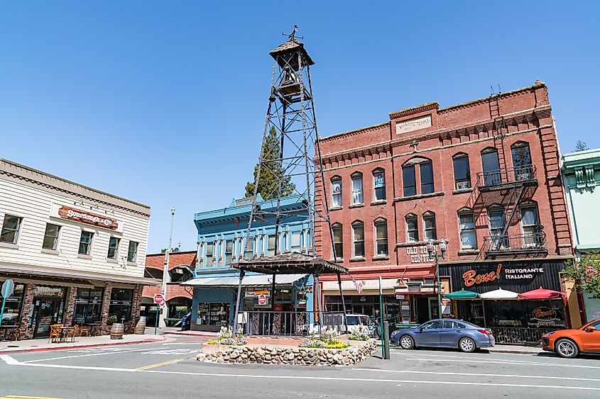 The historic town of Placerville, California