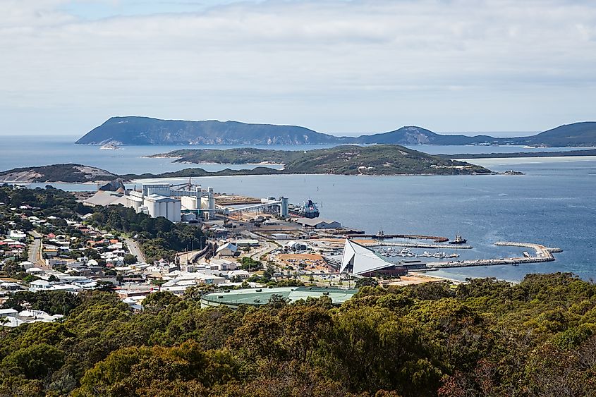 The scenic view of Albany, Western Australia.