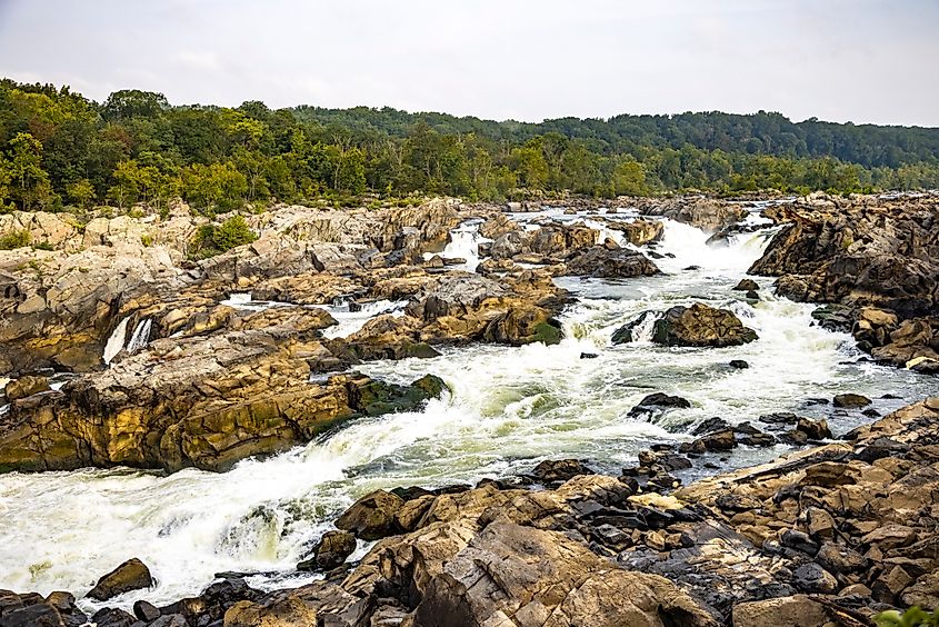 Great Falls on the Potomac River.