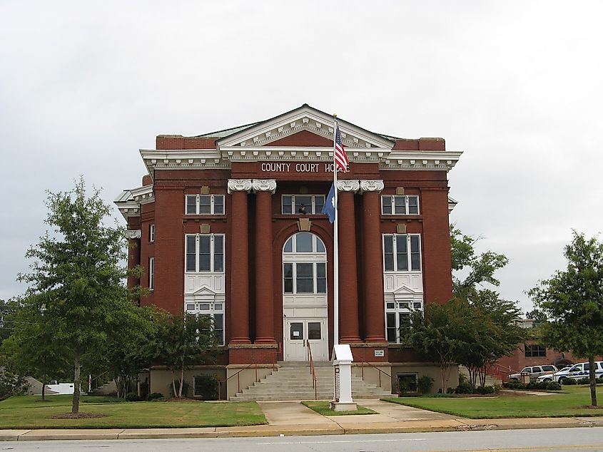 Newberry County Courthouse in Newberry, South Carolina.