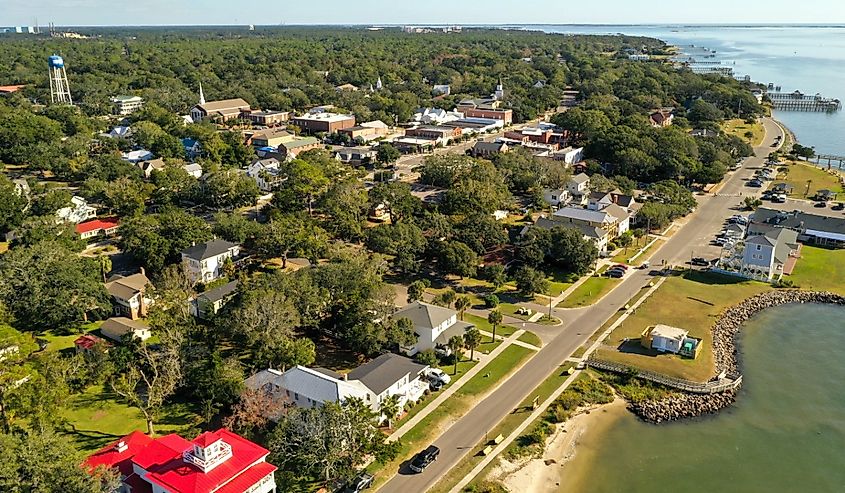 Southport, North Carolina waterfront