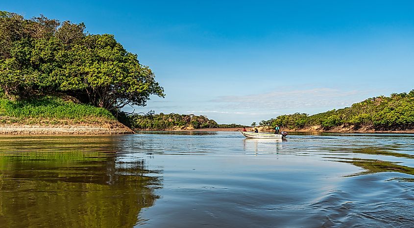 Colombia, South America, Orinoco river, the third largest river in the world