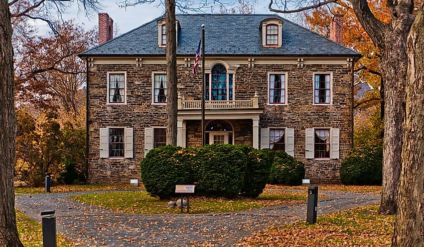 View of Fort Hunter Mansion, Harrisburg, Pennsylvania.