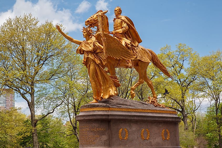 William Tecumseh Sherman Monument in Central Park, New York City