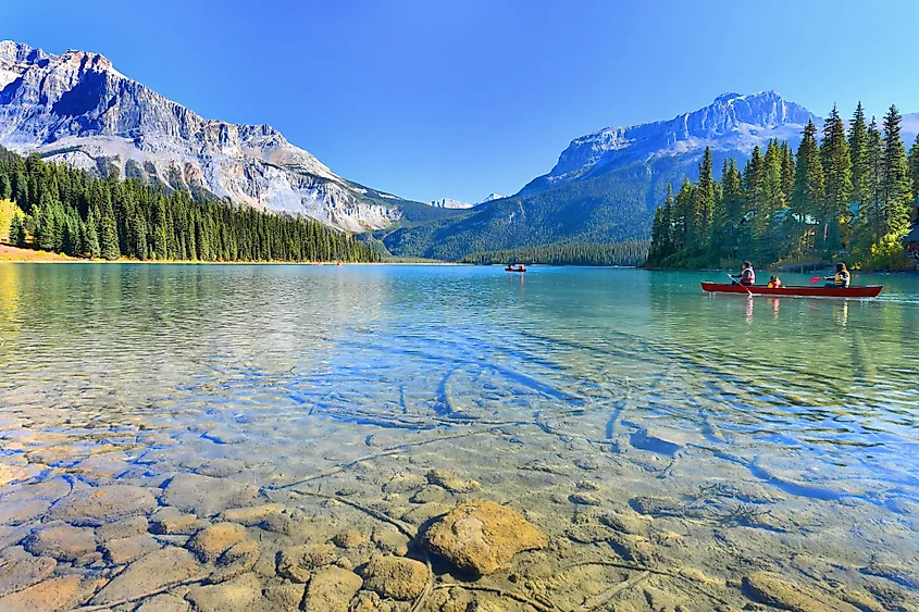 Emerald Lake, Yoho National Park, British Columbia, Canada.