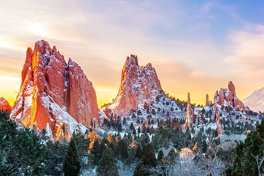 Garden of Gods at sunrise