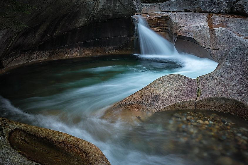 The Basin at Franconia Notch.