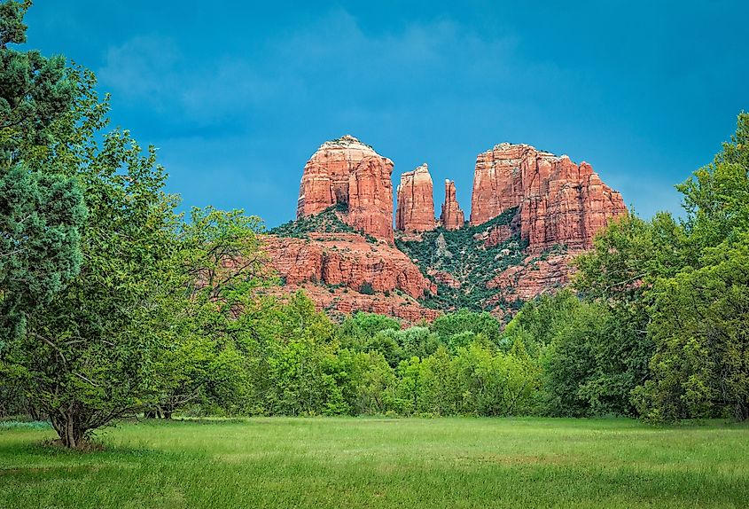 The Red Rock Mountains in Coconino National Forest, Arizona