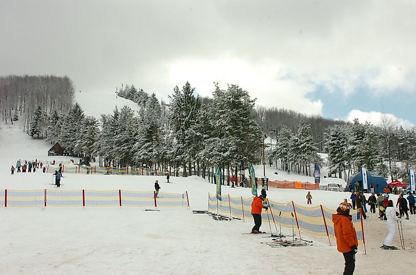 The Wisp Ski resort in McHenry, Maryland.