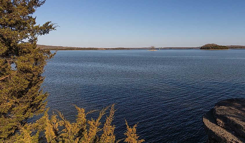 Look out over Percy Priest Lake