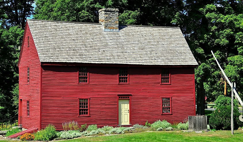 Circa 1680; Hurd House, Old Woodbury Historical Society.