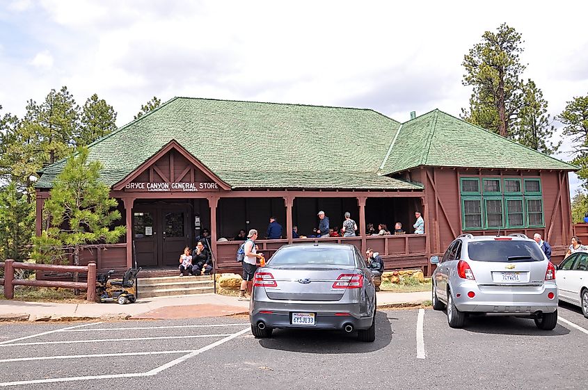 Bryce Canyon General Store at Bryce Canyon National Park in Utah