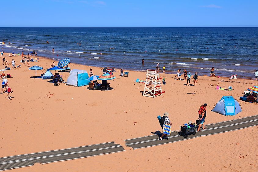 Cavendish Beach along the Gulf of St. Lawrence.