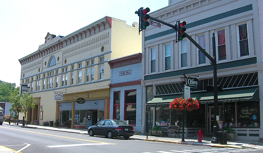 Downtown Lewisburg, West Virginia.