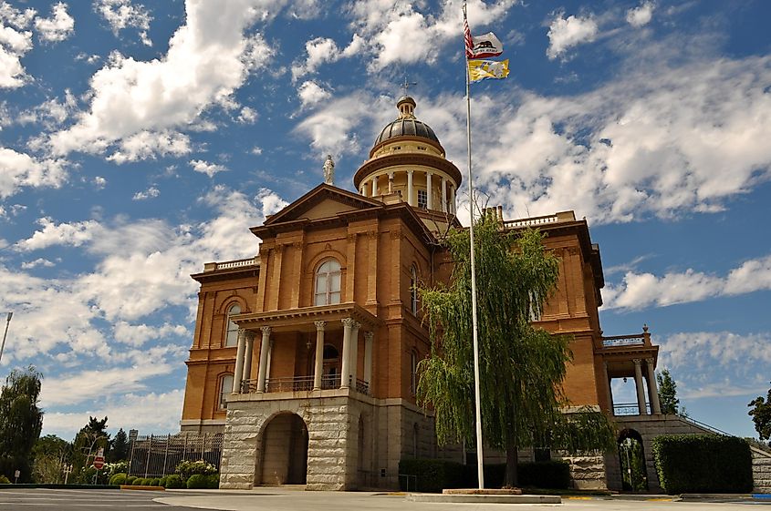 Historic landmark courthouse in Auburn, Placer County, California.