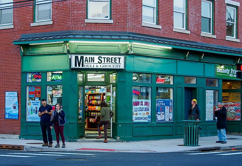 Main Street in Beacon, New York