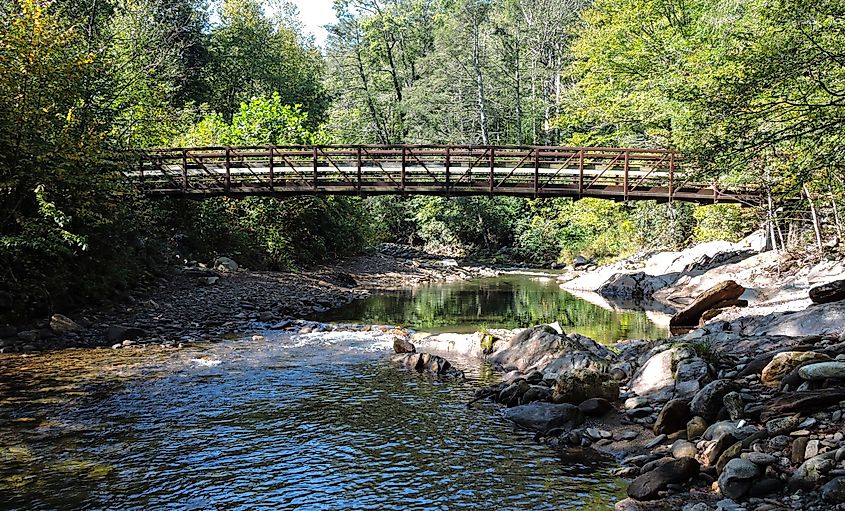 Bridge over South Toe River.
