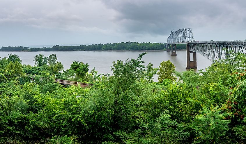 Bridge over Mississippi, Chester, Illinois