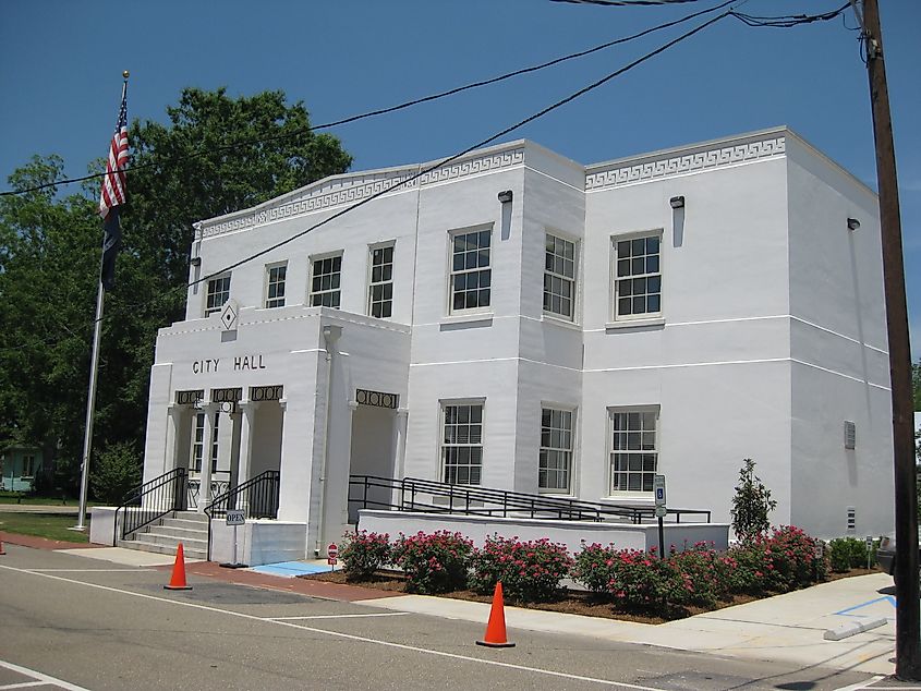 Denham Springs City Hall.