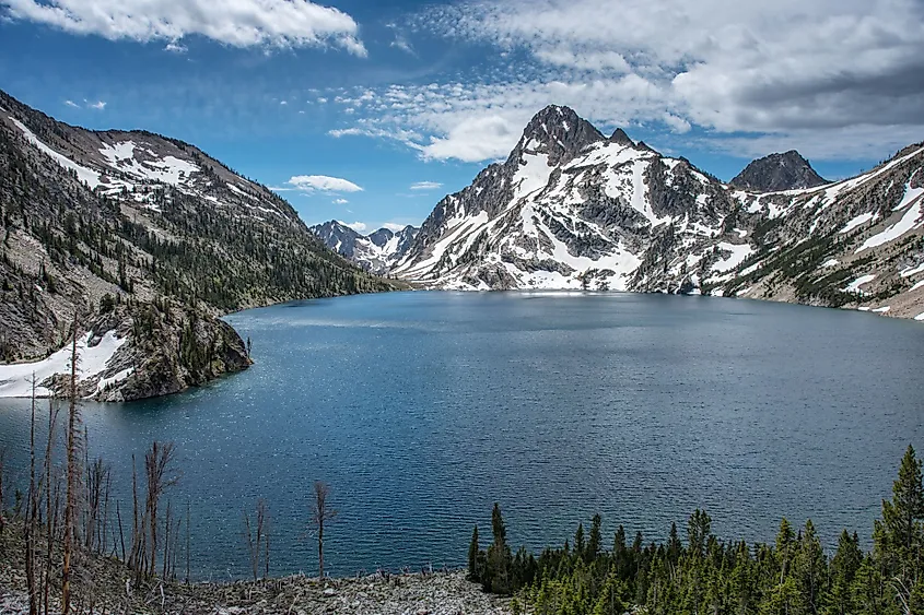 Sawtooth Lake in Idaho wilderness