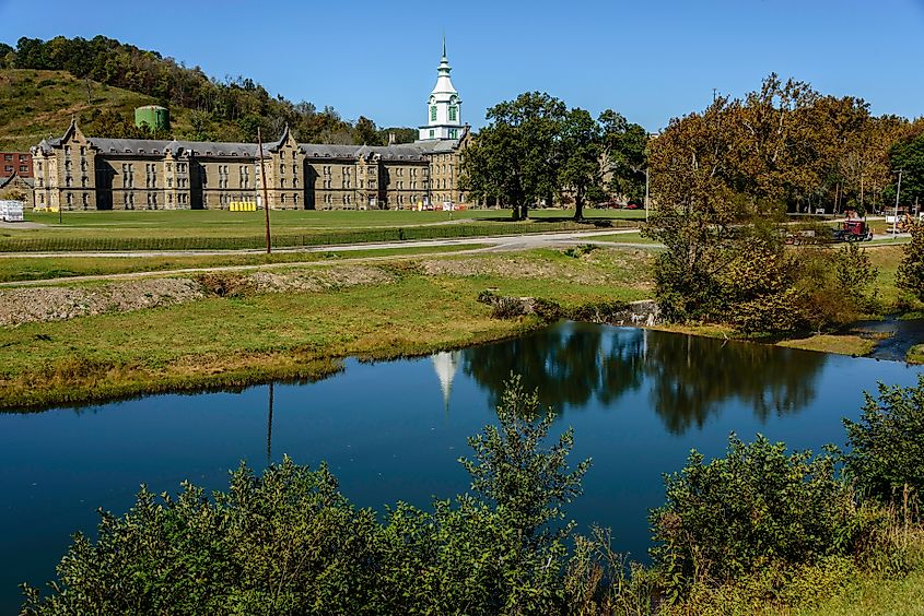 The Trans-Allegheny Lunatic Asylum in Weston, West Virginia