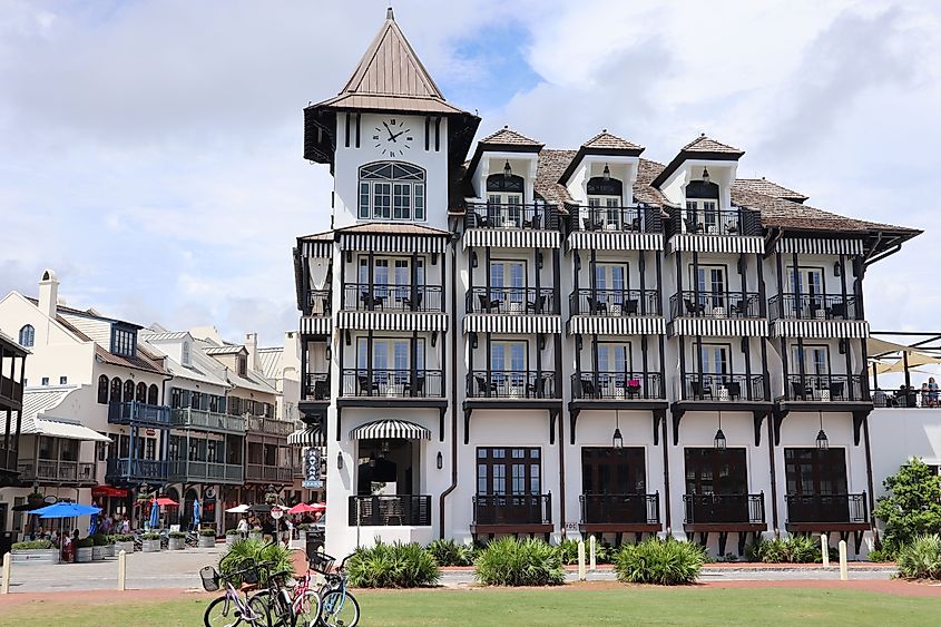 Pearl Hotel near Rosemary Beach in Florida. Editorial credit: Wirestock Creators / Shutterstock.com