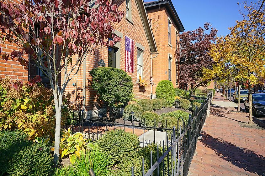 Street view in Germantown, Ohio