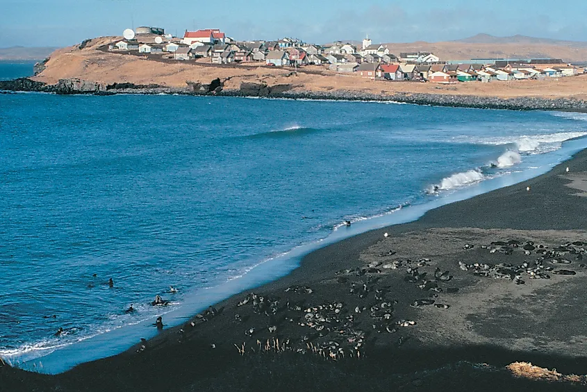 The Bering Sea near St. Paul Island, Alaska.
