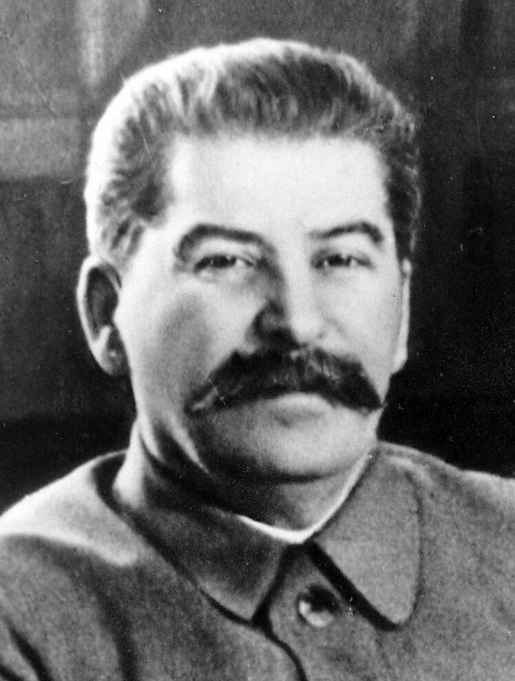 Seated portrait of Joseph Stalin (1878-1953).