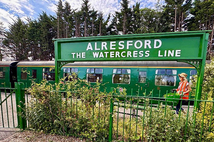 Friendly volunteers are the lifeblood of the Watercress Line Image credit Bryan Dearsley