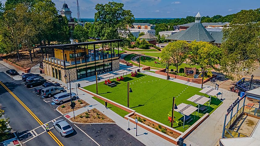 Downtown Duluth, Georgia.