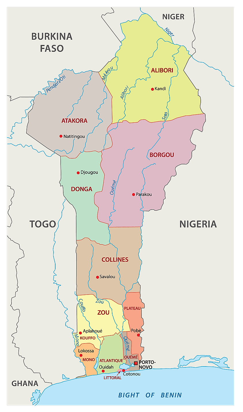 Map Of Nigeria And Benin Republic Benin Maps & Facts - World Atlas