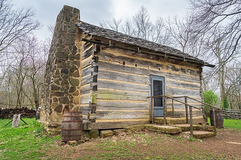 The National Park Service Site of Lincoln's Boyhood home.
