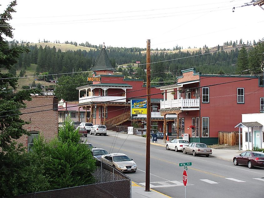 View of downtown Republic in Washington.