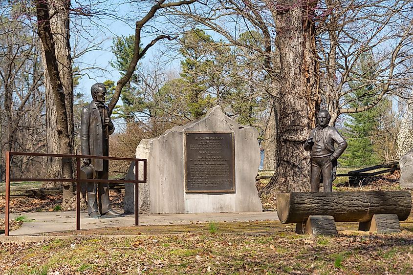 Lincoln and Douglas debate site in Jonesboro, Illinois