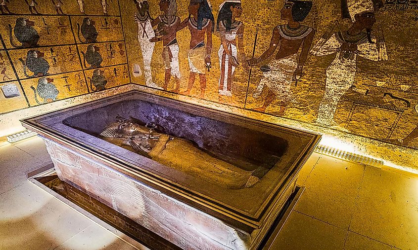 Tomb of Tutankhamun in Luxor, Egypt