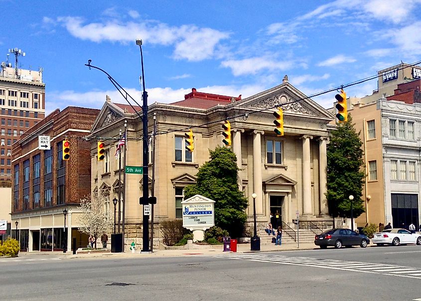 The Carnegie Public Library in Huntington, West Virginia