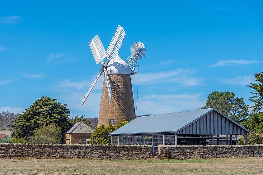 Callington mill at Oatlands, Tasmania, Australia.