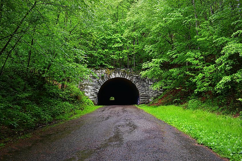 The Road to Nowhere in Bryson City, North Carolina