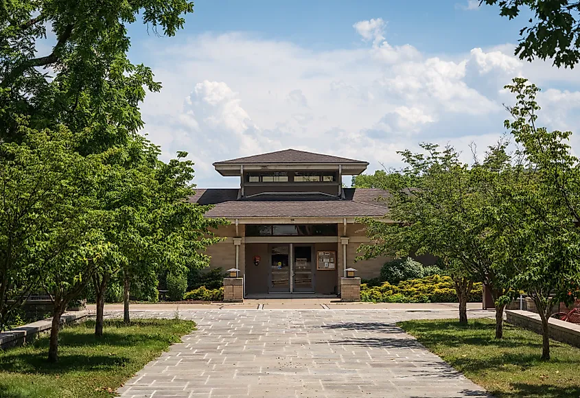 The Dayton Aviation Heritage National Historical Park, Huffman Prairie Flying Field in Dayton, Ohio.