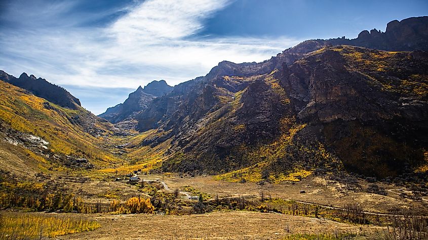 Fall in Lamoille Canyon Nevada