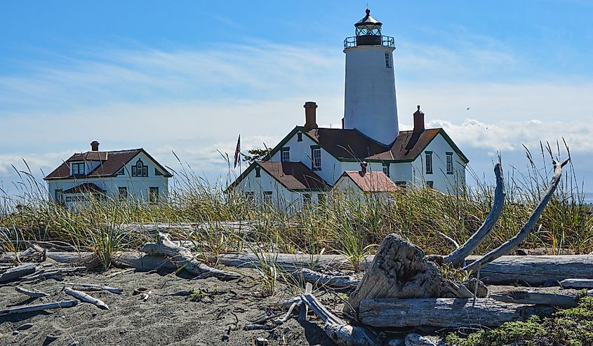 New Dungeness Lighthouse, Sequim, Washington.